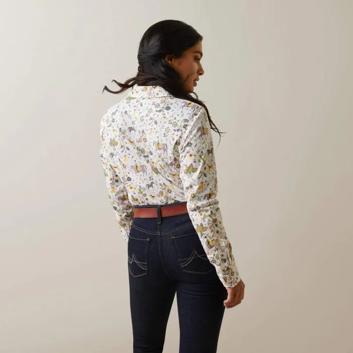 Women TShirts and Tops Ariat Tomales Shirt Folkore Print Women TShirts and Tops Ariat Tomales Shirt Folkore Print