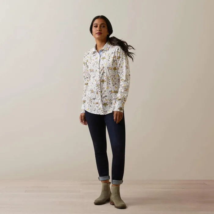 Women TShirts and Tops Ariat Tomales Shirt Folkore Print Women TShirts and Tops Ariat Tomales Shirt Folkore Print