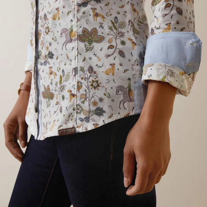 Women TShirts and Tops Ariat Tomales Shirt Folkore Print Women TShirts and Tops Ariat Tomales Shirt Folkore Print