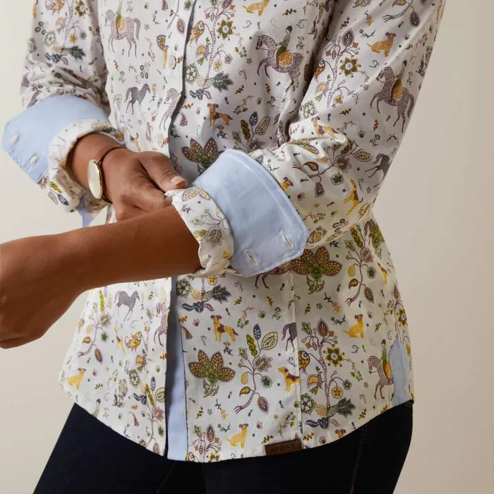 Women TShirts and Tops Ariat Tomales Shirt Folkore Print Women TShirts and Tops Ariat Tomales Shirt Folkore Print
