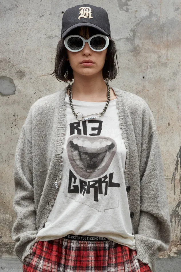 Women TShirts R13 R13 Grrrl Boy TShirt