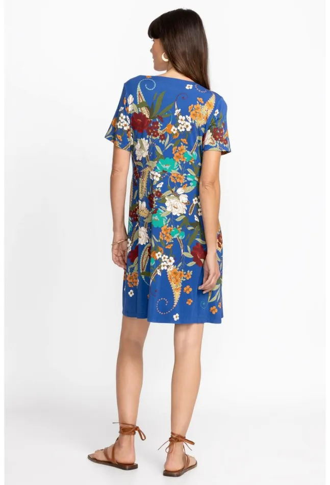 Women Tee Bee Twist Front Swing Dress Teebee Johnny Was Dresses
