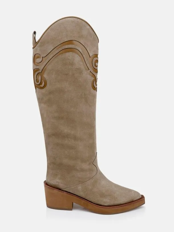 Women TERENS Suede Gobi Clergerie Boots and High Boots