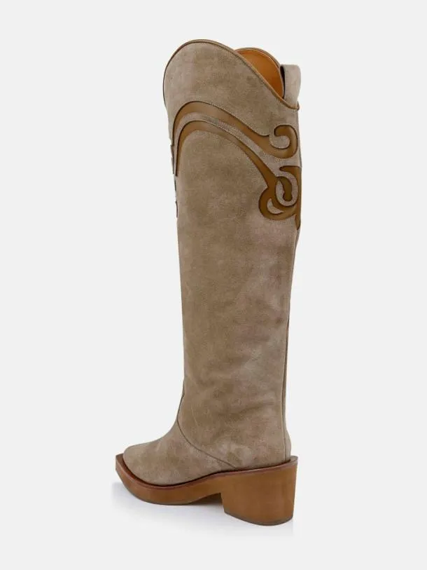 Women TERENS Suede Gobi Clergerie Boots and High Boots