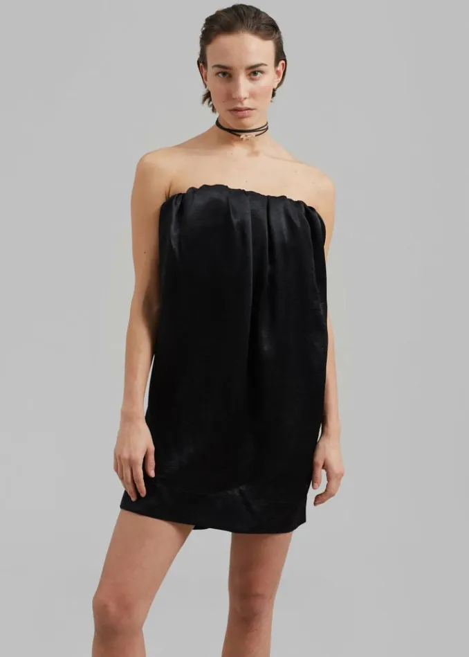 Women The Frankie Shop Anna October Sharon Mini Dress 8211 Black Black