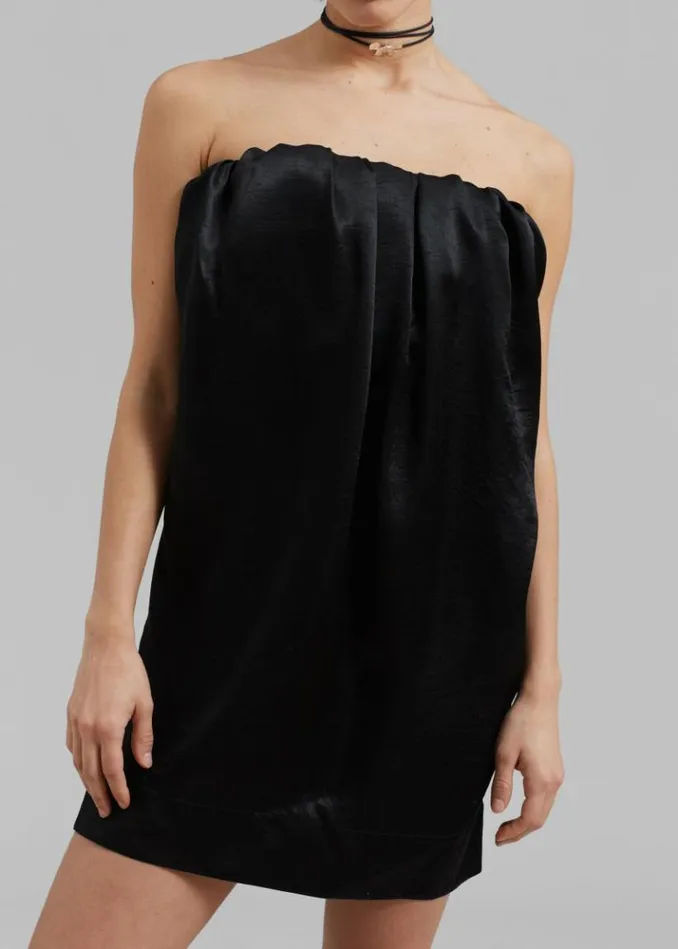 Women The Frankie Shop Anna October Sharon Mini Dress 8211 Black Black