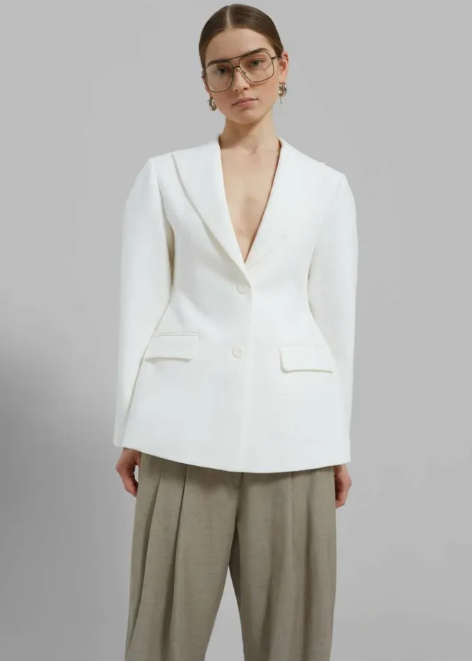 Women The Frankie Shop Colette Hourglass Blazer 8211 White White