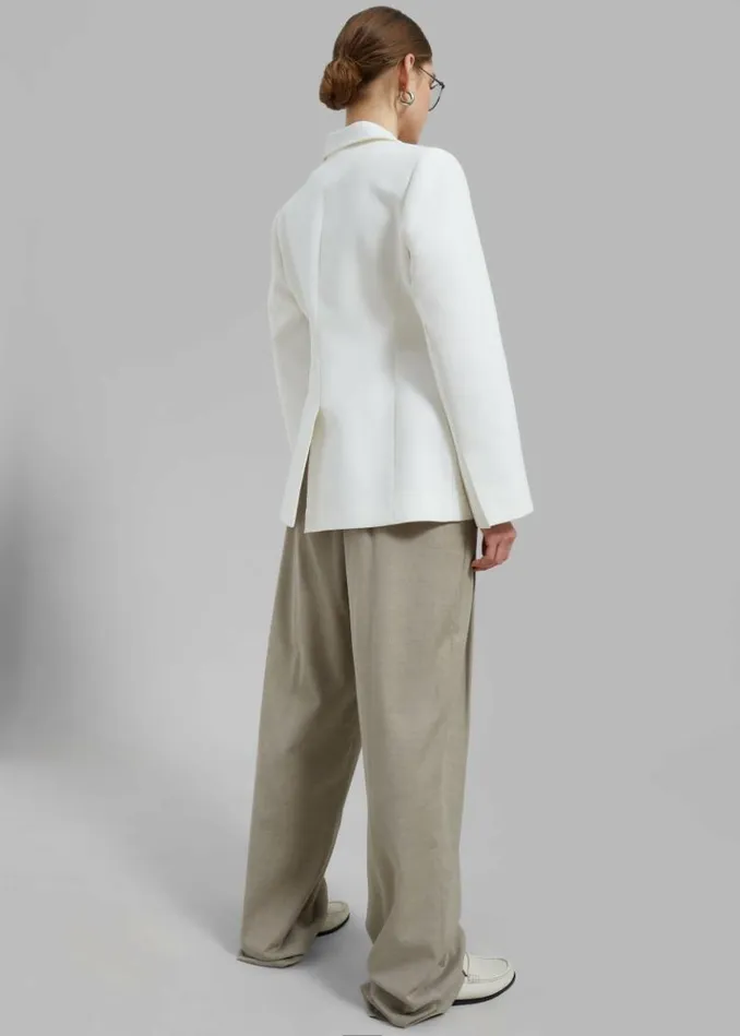 Women The Frankie Shop Colette Hourglass Blazer 8211 White White