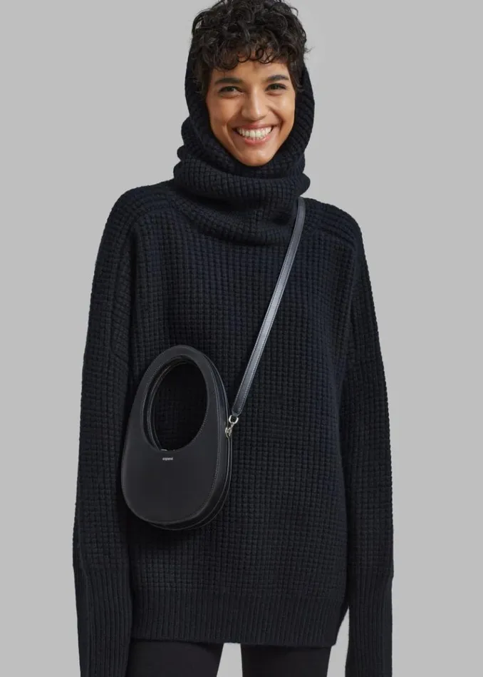 Women The Frankie Shop Coperni Crossbody Mini Swipe Bag 8211 Black Black