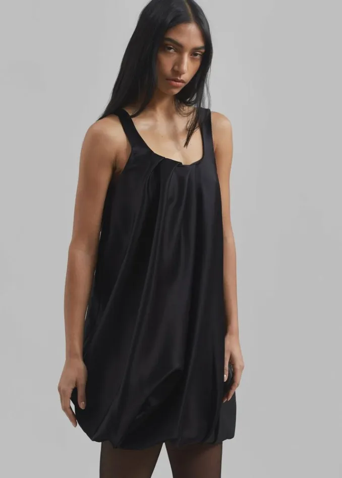 Women The Frankie Shop JW Anderson Twisted Mini Dress 8211 Black Black