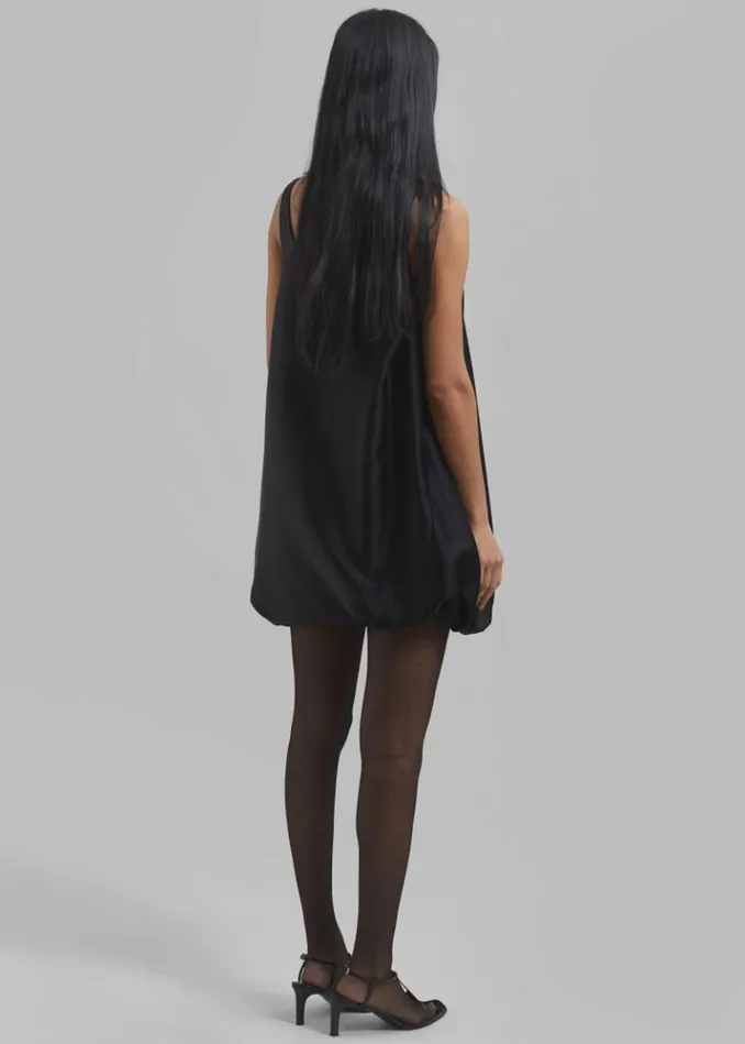 Women The Frankie Shop JW Anderson Twisted Mini Dress 8211 Black Black