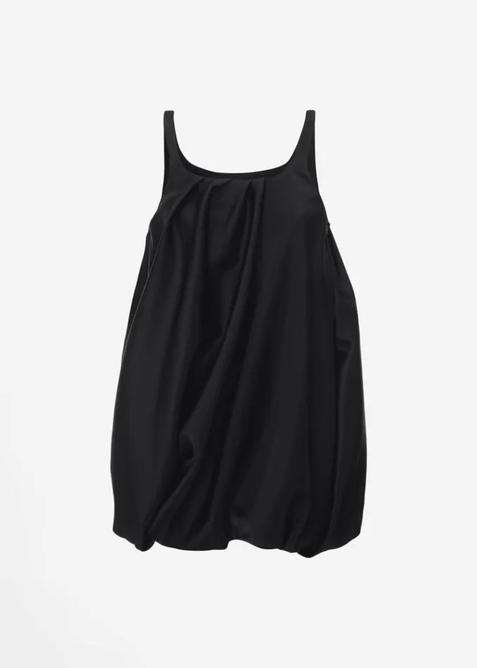 Women The Frankie Shop JW Anderson Twisted Mini Dress 8211 Black Black