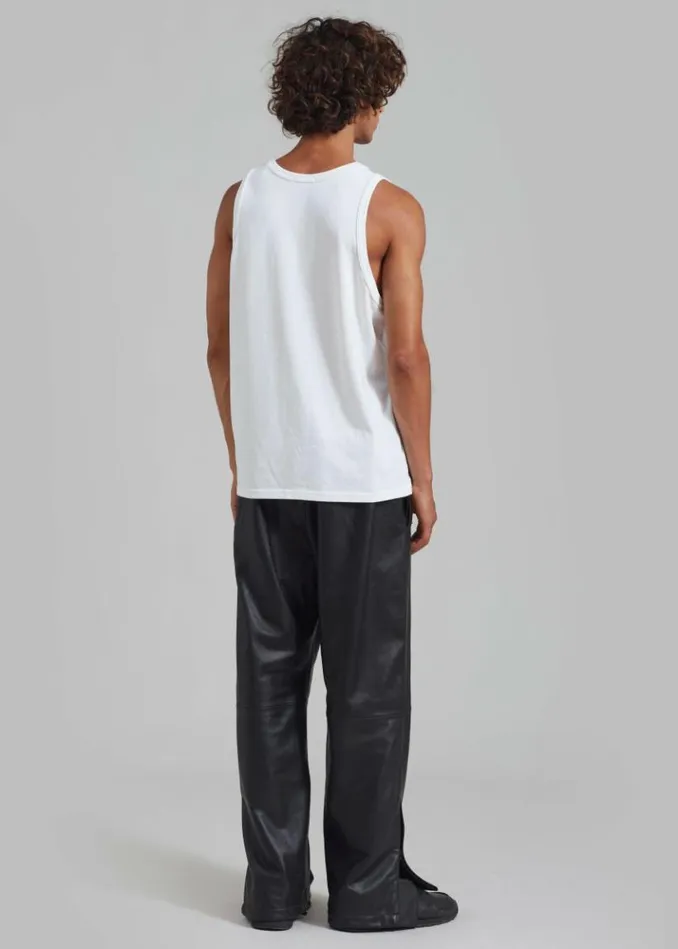Women The Frankie Shop Kevin Leather Trousers 8211 Black Black