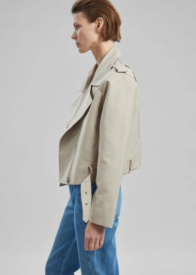 Women The Frankie Shop Max Short Trench 8211 Beige Beige