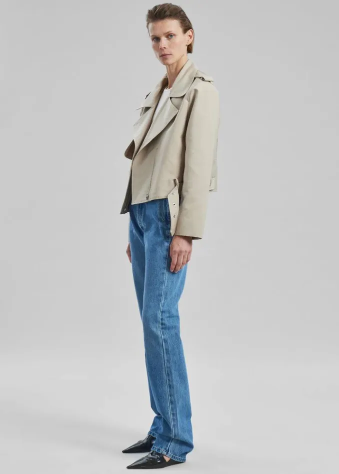 Women The Frankie Shop Max Short Trench 8211 Beige Beige