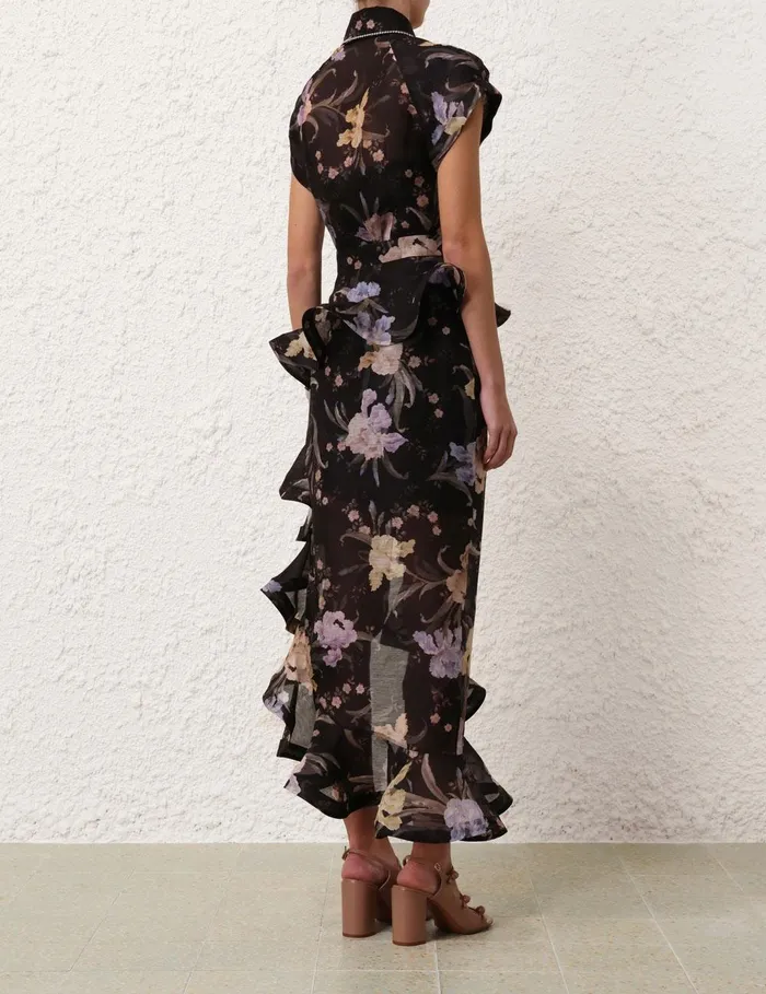 Women Tops Zimmermann Eden Fitted Blouse Iris Sherbet