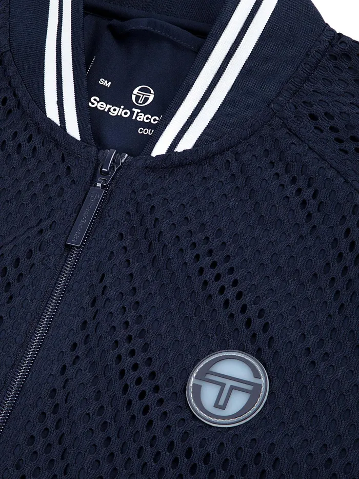 Women Tracksuits Sergio Tacchini Adria Mesh Track Jacket Maritime Blue