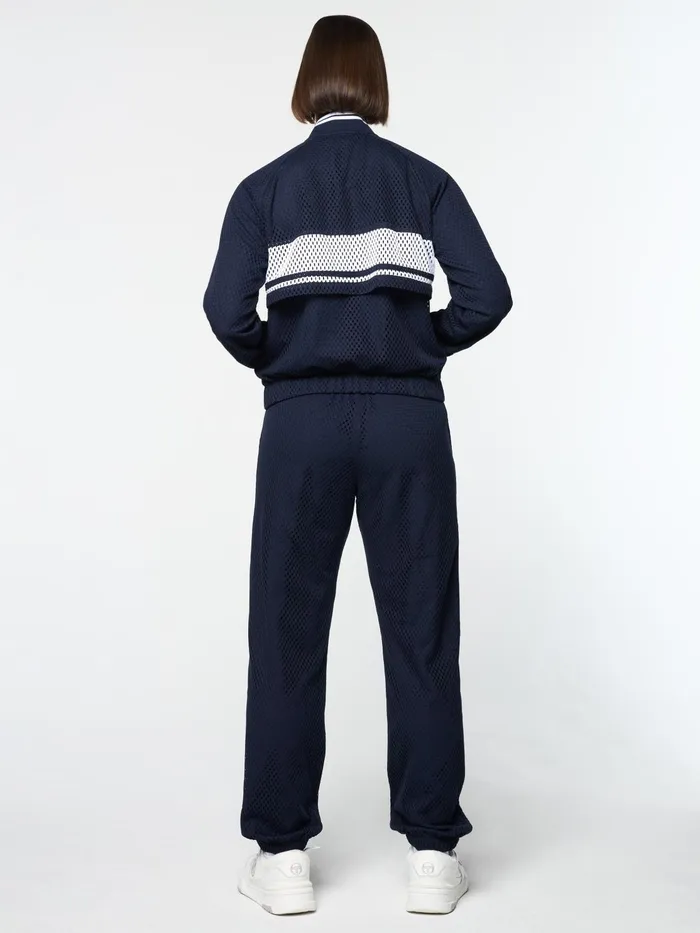 Women Tracksuits Sergio Tacchini Adria Mesh Track Jacket Maritime Blue