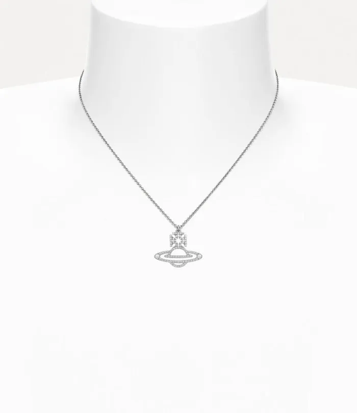 Women Trudy Pendant Necklace Platinumwhitecz Vivienne Westwood Classic Styles