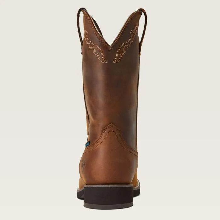Women Western Boots Ariat Delilah Round Toe Waterproof Western Boot Distressed Brown Women Western Boots Ariat Delilah Round Toe Waterproof Western Boot Distressed Brown