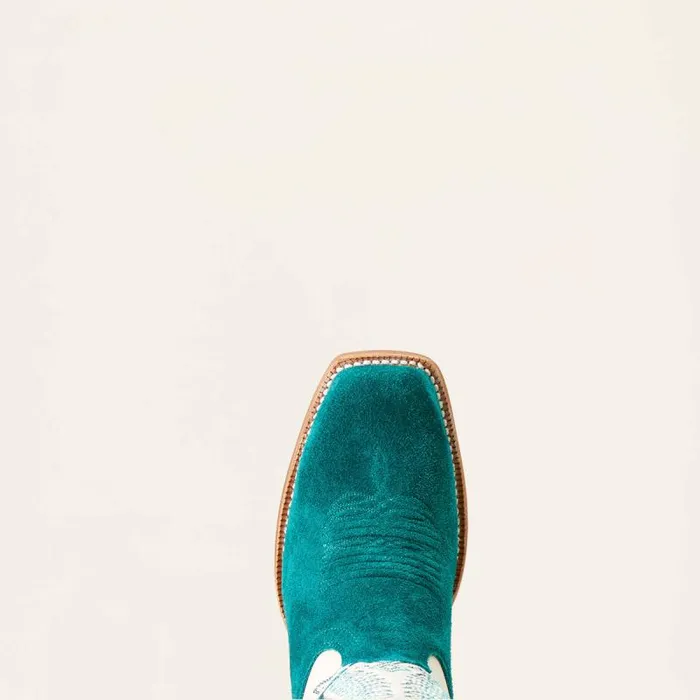 Women Western Boots Ariat Derby Monroe Western Boot Ancient Turquoise Roughout Women Western Boots Ariat Derby Monroe Western Boot Ancient Turquoise Roughout