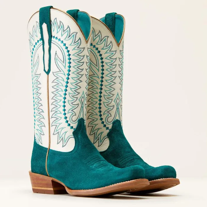 Women Western Boots Ariat Derby Monroe Western Boot Ancient Turquoise Roughout Women Western Boots Ariat Derby Monroe Western Boot Ancient Turquoise Roughout