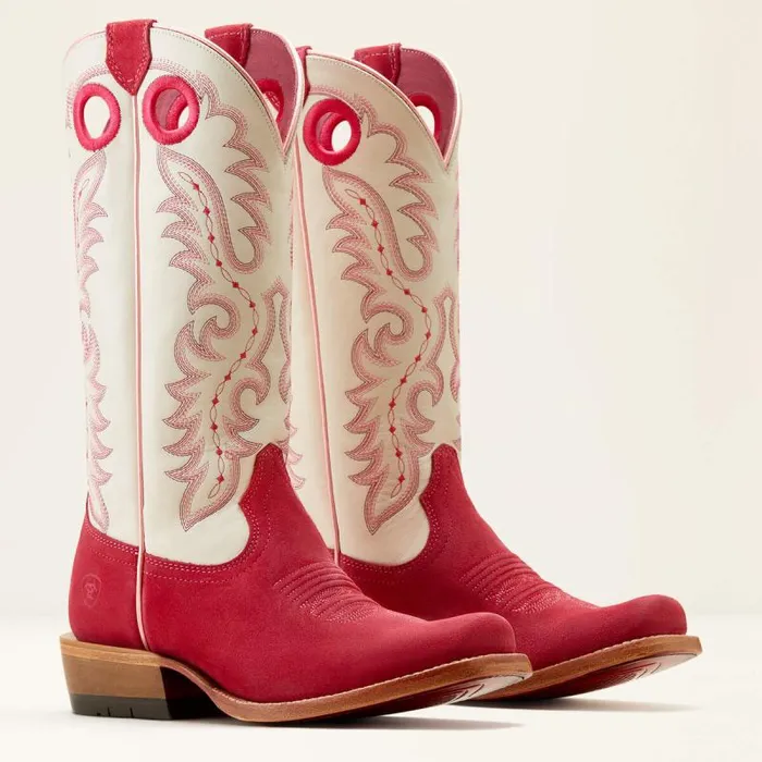 Women Western Boots Ariat Frontier Boon Western Boot Deep Azaleablanco Women Western Boots Ariat Frontier Boon Western Boot Deep Azaleablanco