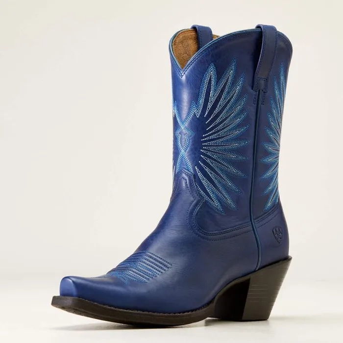 Women Western Boots Ariat Goldie Western Boot Bellbottom Blue