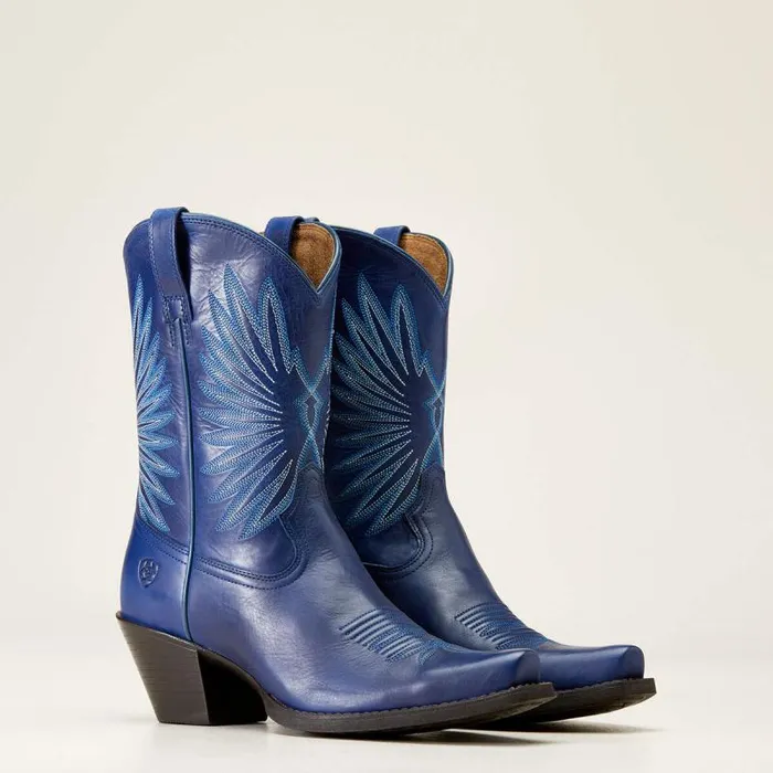 Women Western Boots Ariat Goldie Western Boot Bellbottom Blue Women Western Boots Ariat Goldie Western Boot Bellbottom Blue