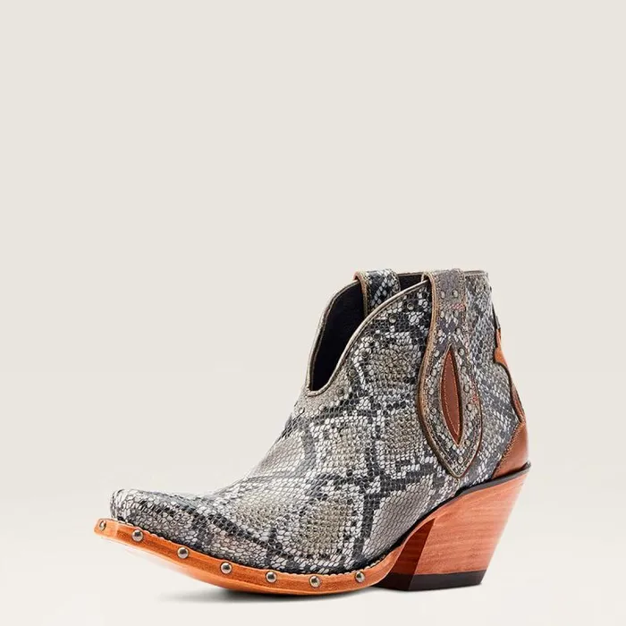 Women Western Boots Ariat Greeley Western Boot Natural Snake