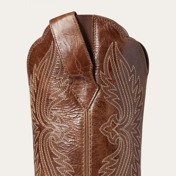 Women Western Boots Ariat Heritage R Toe StretchFit Western Boot Dark Tan