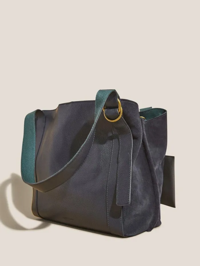 Women White Stuff Bags And Purses Hannah Leather Tote Bag Dark Navy Women White Stuff Bags And Purses Hannah Leather Tote Bag Dark Navy