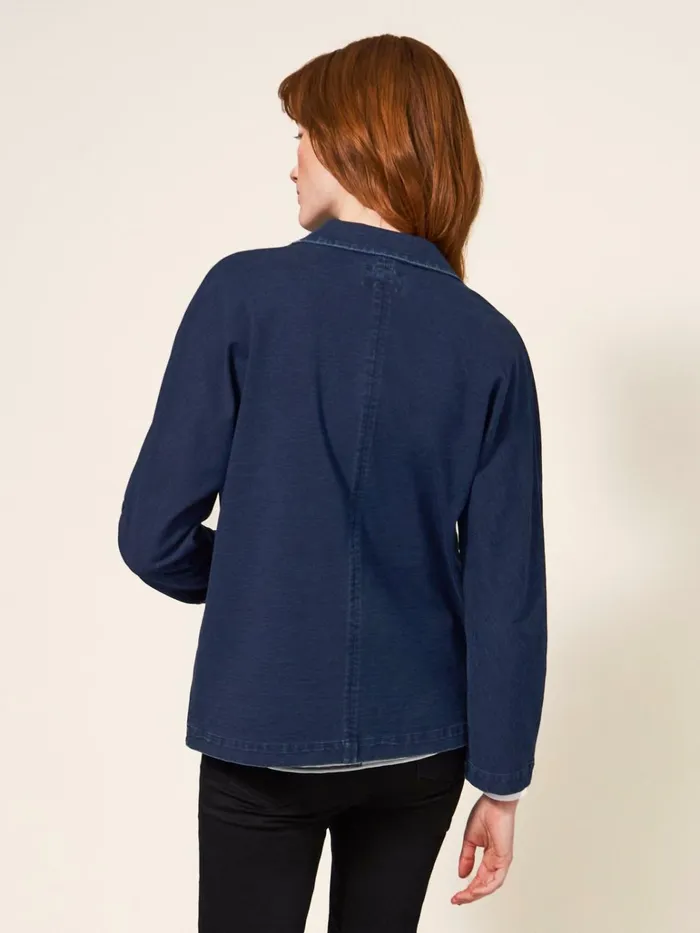 Women White Stuff Jackets And Blazers Daphne Jersey Blazer Dk Denim Women White Stuff Jackets And Blazers Daphne Jersey Blazer Dk Denim
