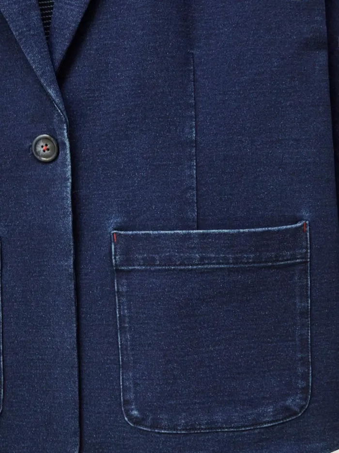 Women White Stuff Jackets And Blazers Daphne Jersey Blazer Dk Denim Women White Stuff Jackets And Blazers Daphne Jersey Blazer Dk Denim