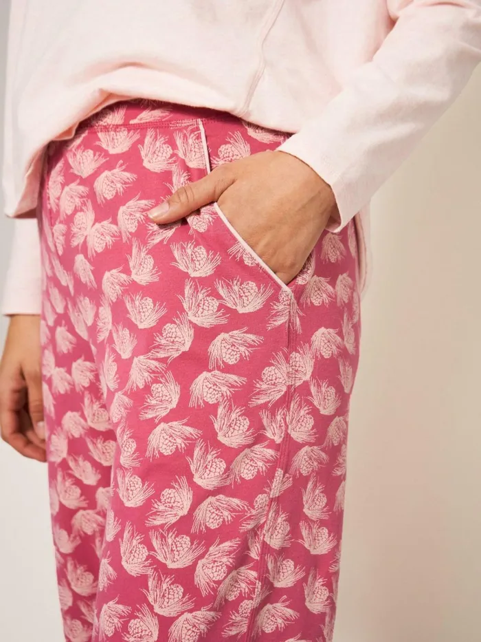 Women White Stuff Pyjamas And Nightwear Freya Jersey Jogger Pink Multi Women White Stuff Pyjamas And Nightwear Freya Jersey Jogger Pink Multi