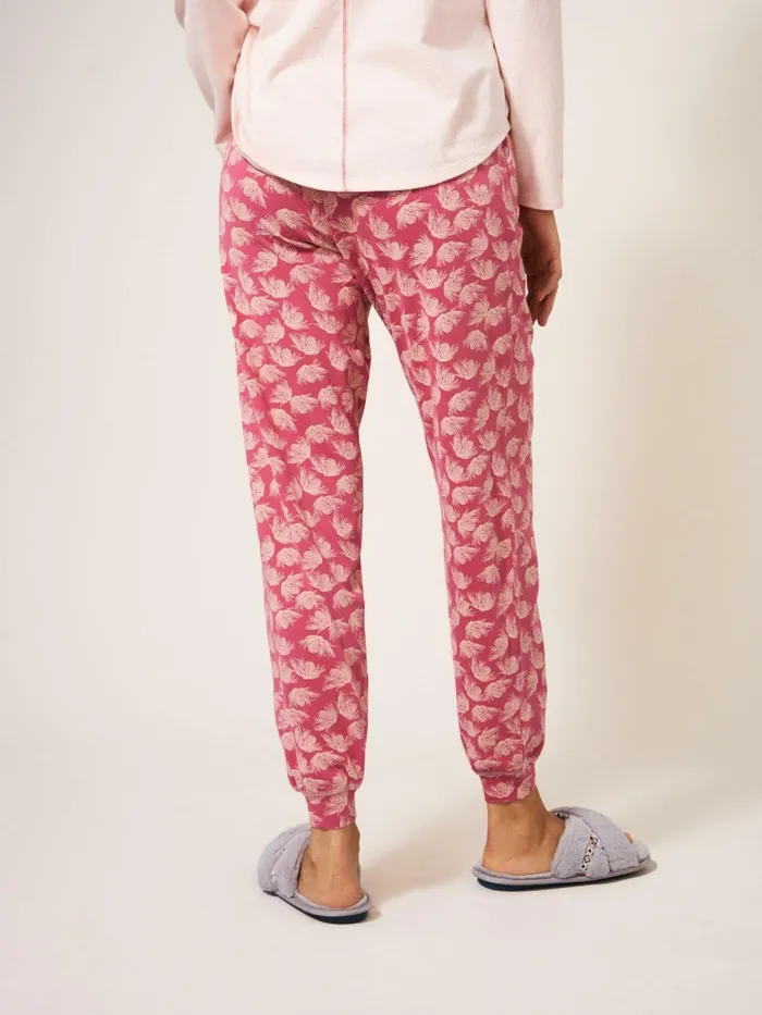 Women White Stuff Pyjamas And Nightwear Freya Jersey Jogger Pink Multi Women White Stuff Pyjamas And Nightwear Freya Jersey Jogger Pink Multi