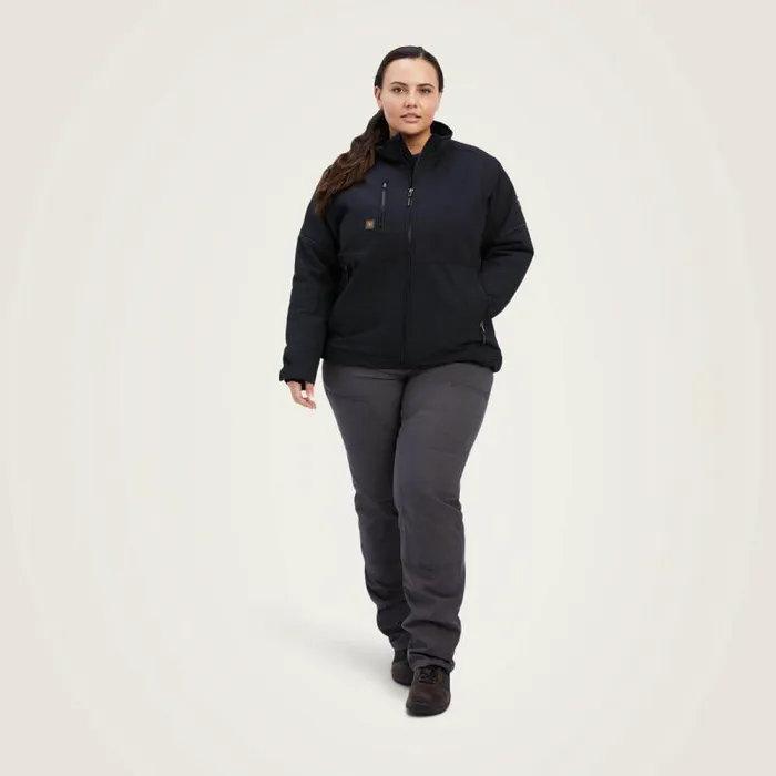 Women Workwear Ariat Rebar DriTEK DuraStretch Insulated Jacket Black