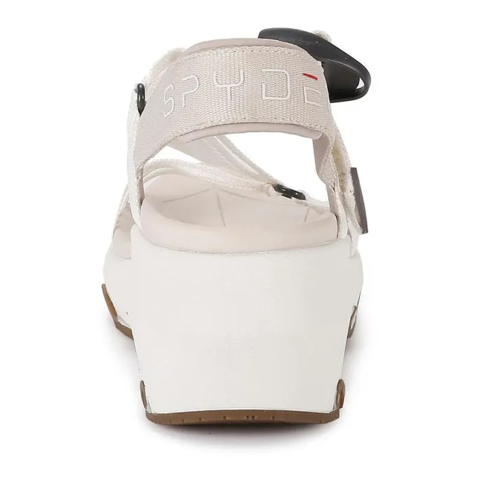 Womens Chersky White Spyder Sandals