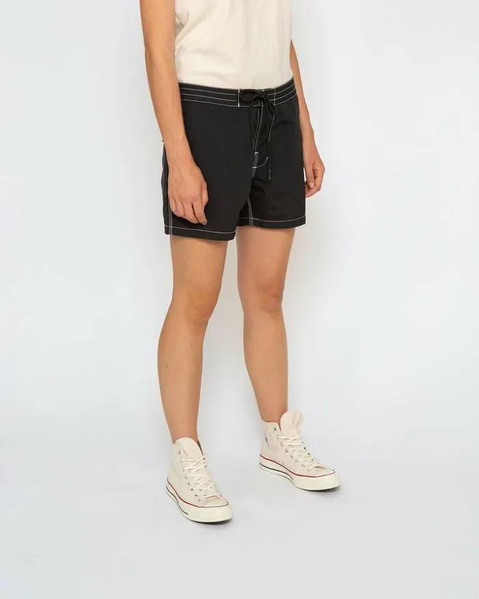 Womens Deus Ex Machina Shorts Malibu Boardshort 8211 Black Black