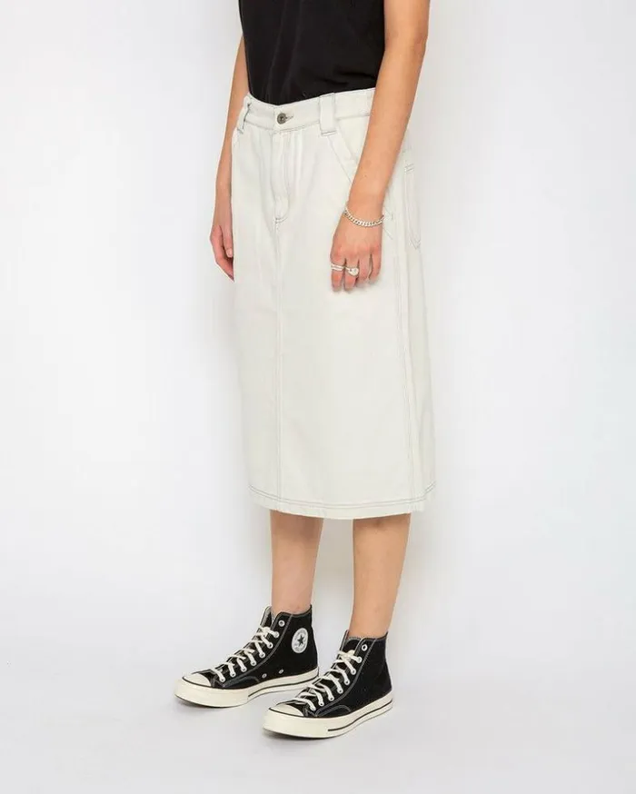 Womens Deus Ex Machina Skirts Irene Skirt 8211 Bleached White Bleached White Womens Deus Ex Machina Skirts Irene Skirt 8211 Bleached White Bleached White