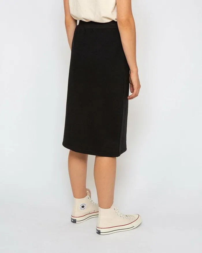 Womens Deus Ex Machina Skirts Monique Jersey Skirt 8211 Black Black Womens Deus Ex Machina Skirts Monique Jersey Skirt 8211 Black Black