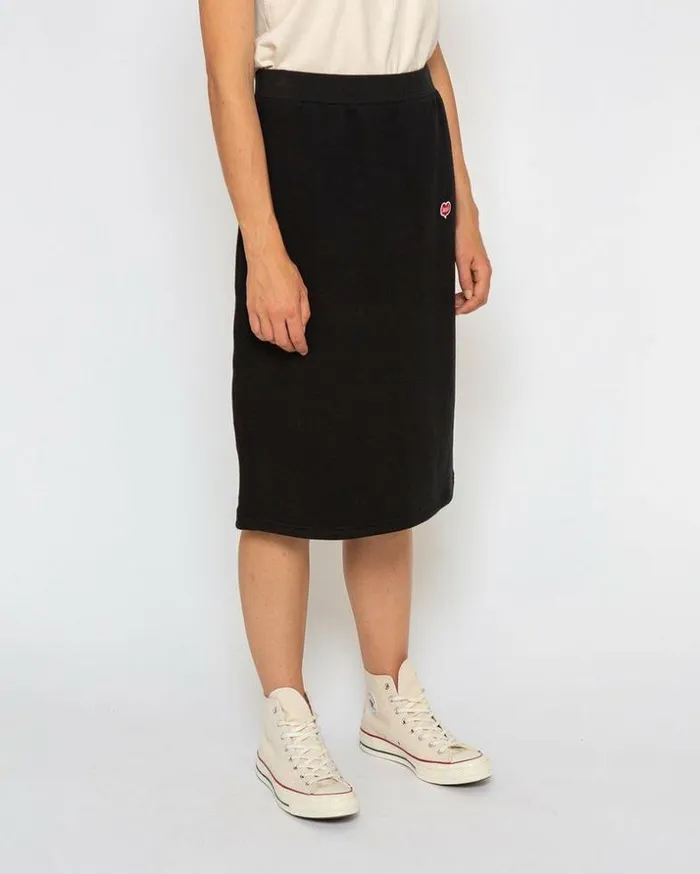Womens Deus Ex Machina Skirts Monique Jersey Skirt 8211 Black Black Womens Deus Ex Machina Skirts Monique Jersey Skirt 8211 Black Black
