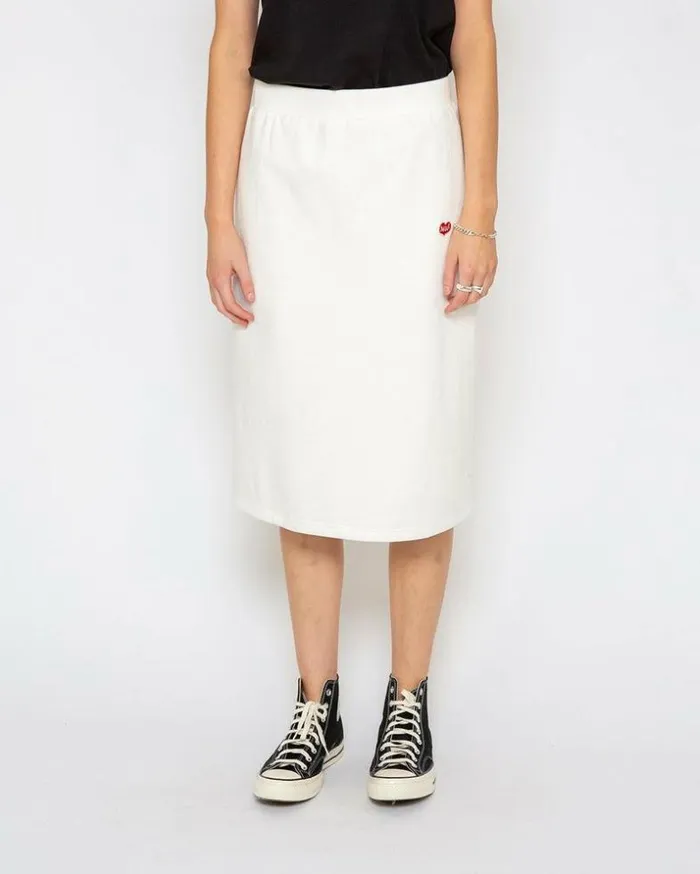 Womens Deus Ex Machina Skirts Monique Jersey Skirt 8211 Vintage White Vintage White Womens Deus Ex Machina Skirts Monique Jersey Skirt 8211 Vintage White Vintage White