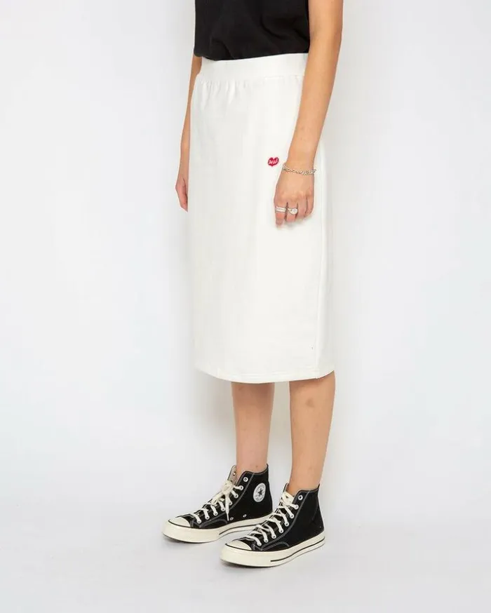 Womens Deus Ex Machina Skirts Monique Jersey Skirt 8211 Vintage White Vintage White Womens Deus Ex Machina Skirts Monique Jersey Skirt 8211 Vintage White Vintage White