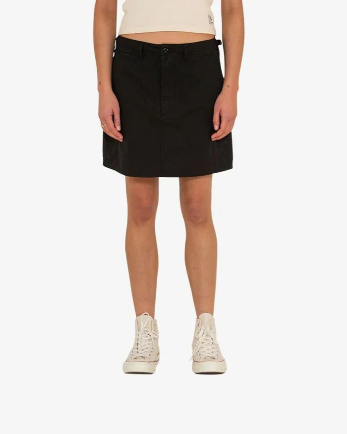 Womens Deus Ex Machina Skirts Reggie Skirt 8211 Black Black