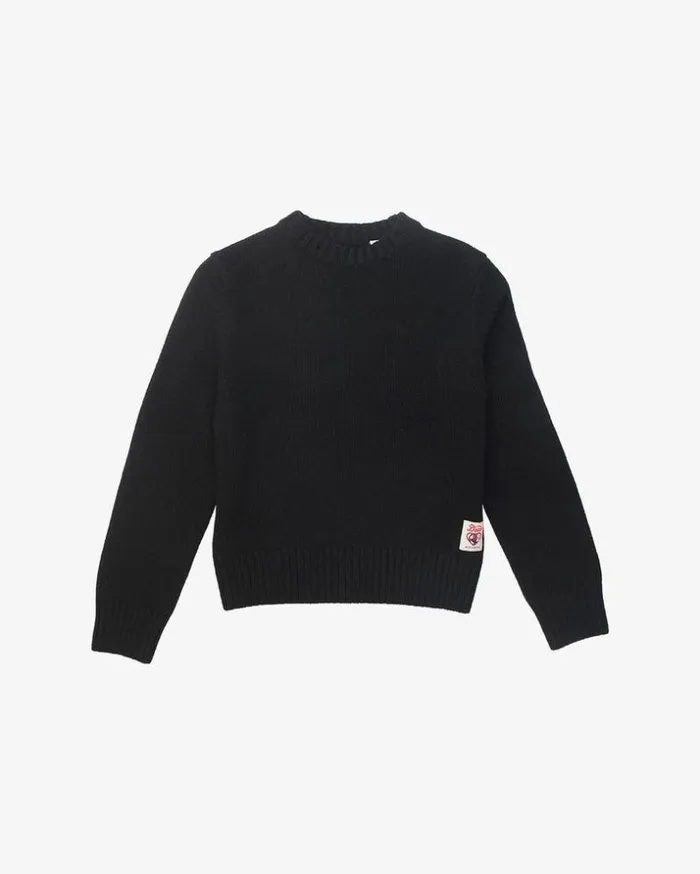 Womens Deus Ex Machina Sweaters Alexia Knit 8211 Phantom Black Phantom Black
