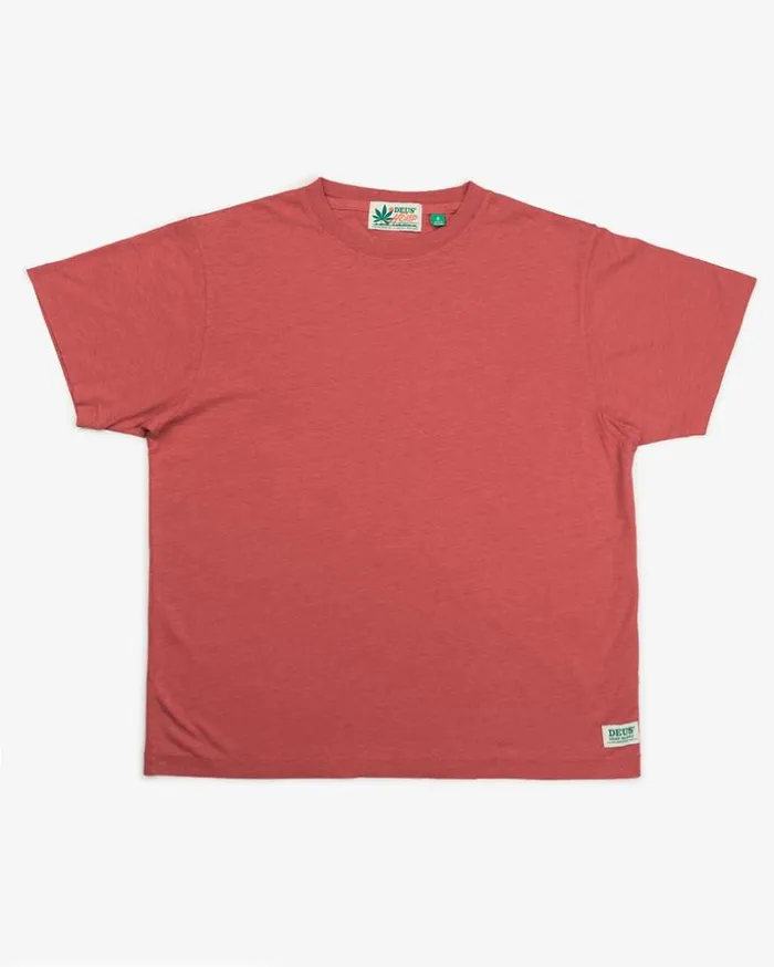 Womens Deus Ex Machina Tees Ebi Tee 8211 Cranberry Cranberry Womens Deus Ex Machina Tees Ebi Tee 8211 Cranberry Cranberry