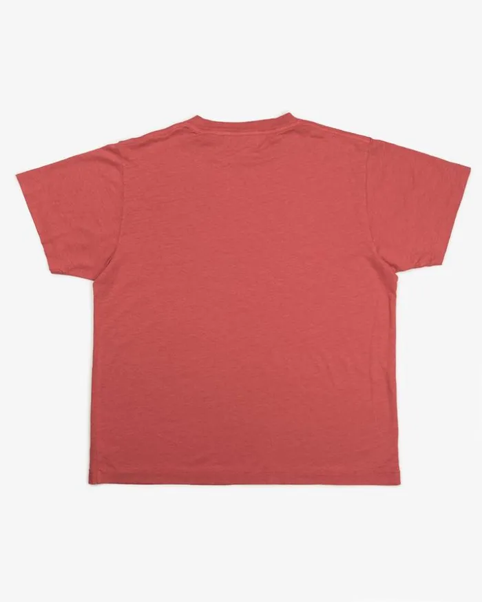 Womens Deus Ex Machina Tees Ebi Tee 8211 Cranberry Cranberry Womens Deus Ex Machina Tees Ebi Tee 8211 Cranberry Cranberry