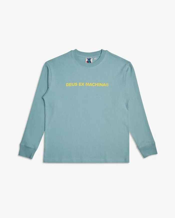 Womens Deus Ex Machina Tees Namesake Long Sleeve Tee 8211 Aquifer Aquifer Womens Deus Ex Machina Tees Namesake Long Sleeve Tee 8211 Aquifer Aquifer