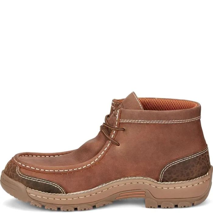 Work Men Justin Boots Crafton 4034 Waterproof Work Shoe Barley Brown 040brown041